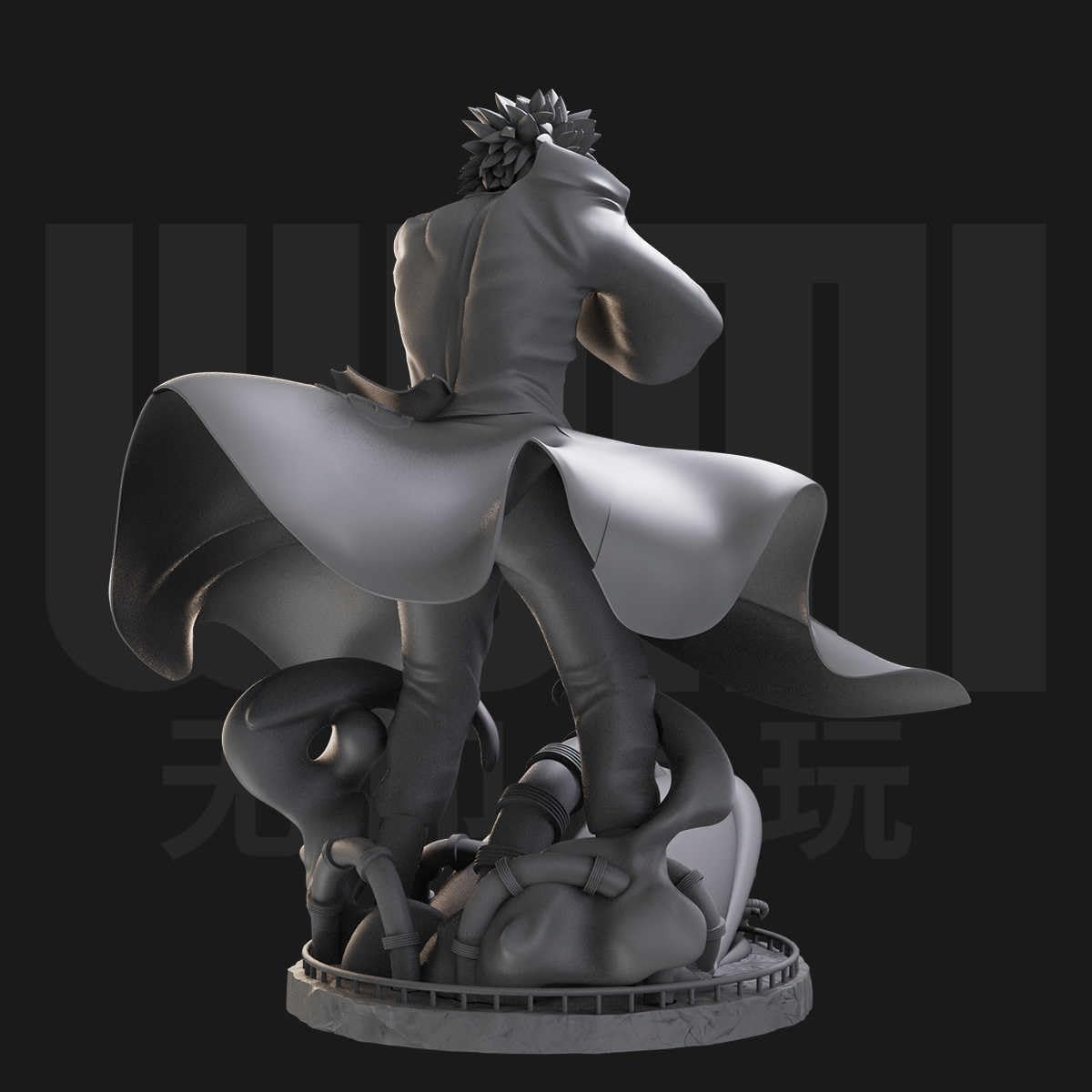 Amazon | 1/24ペイン火影忍者18スケールGKホワイトフィギュア3 D